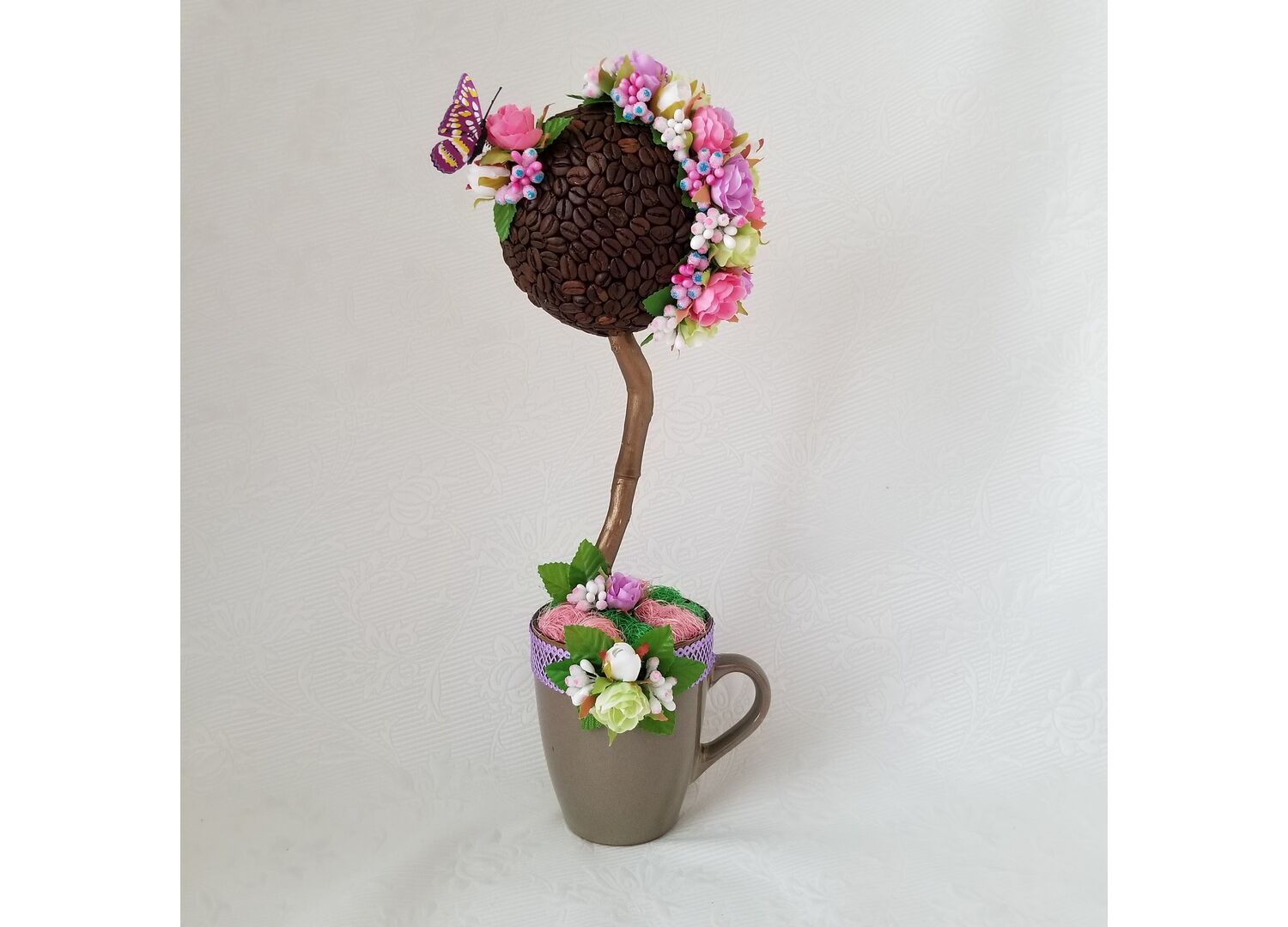 Coffee topiary "Flower Meadow"